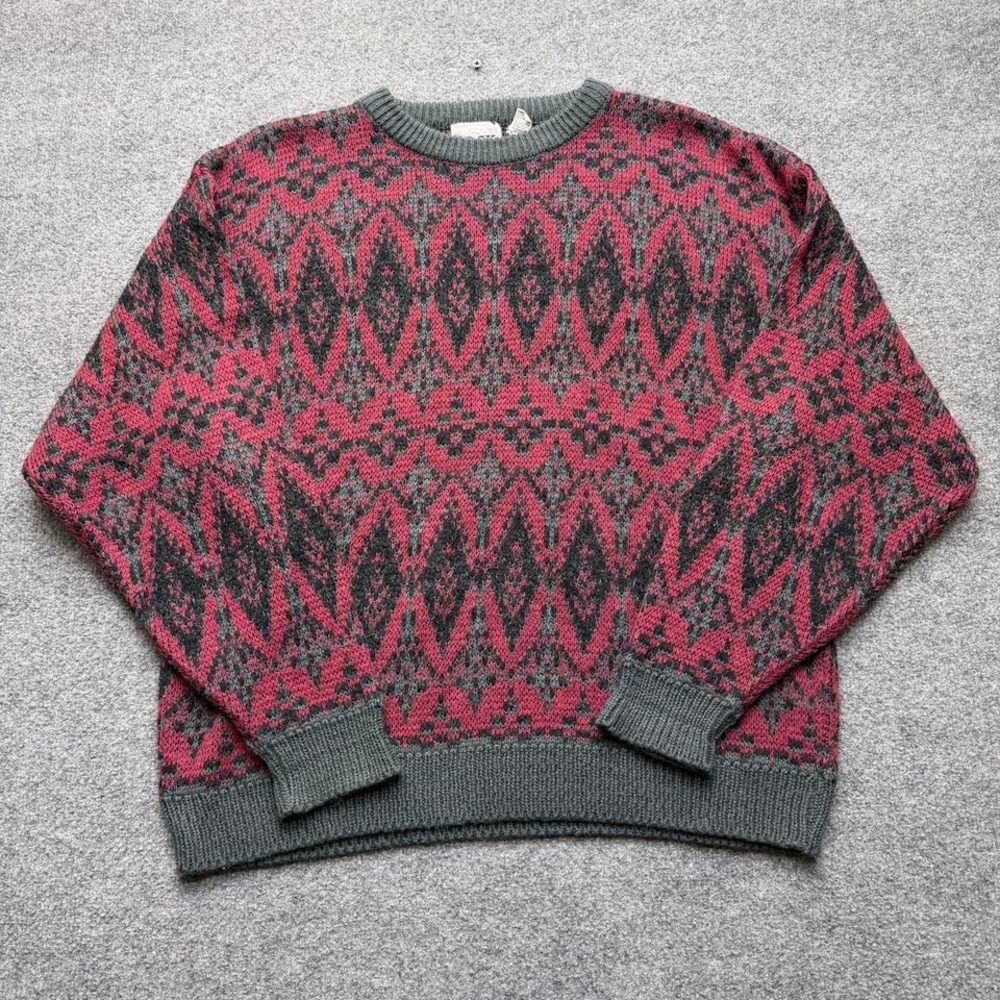 Vtg 90s bask sweater mens size extra large 95% acrylic